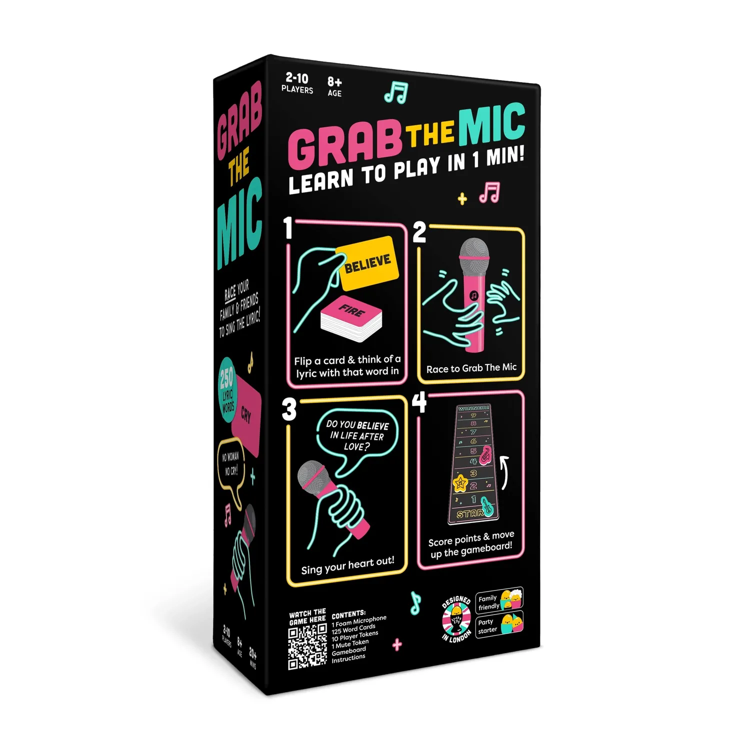 Dragon's Lair Grab The Mic partyspel 2-10 spelare musik fest