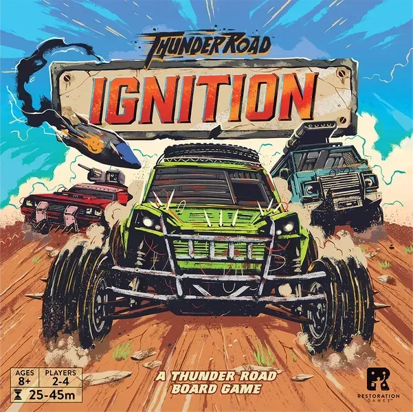 Dragon's Lair Thunder Road: Ignition brädspel racing