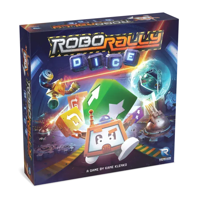 Robo Rally Dice tärningsspel fristående realtidsprogrammering