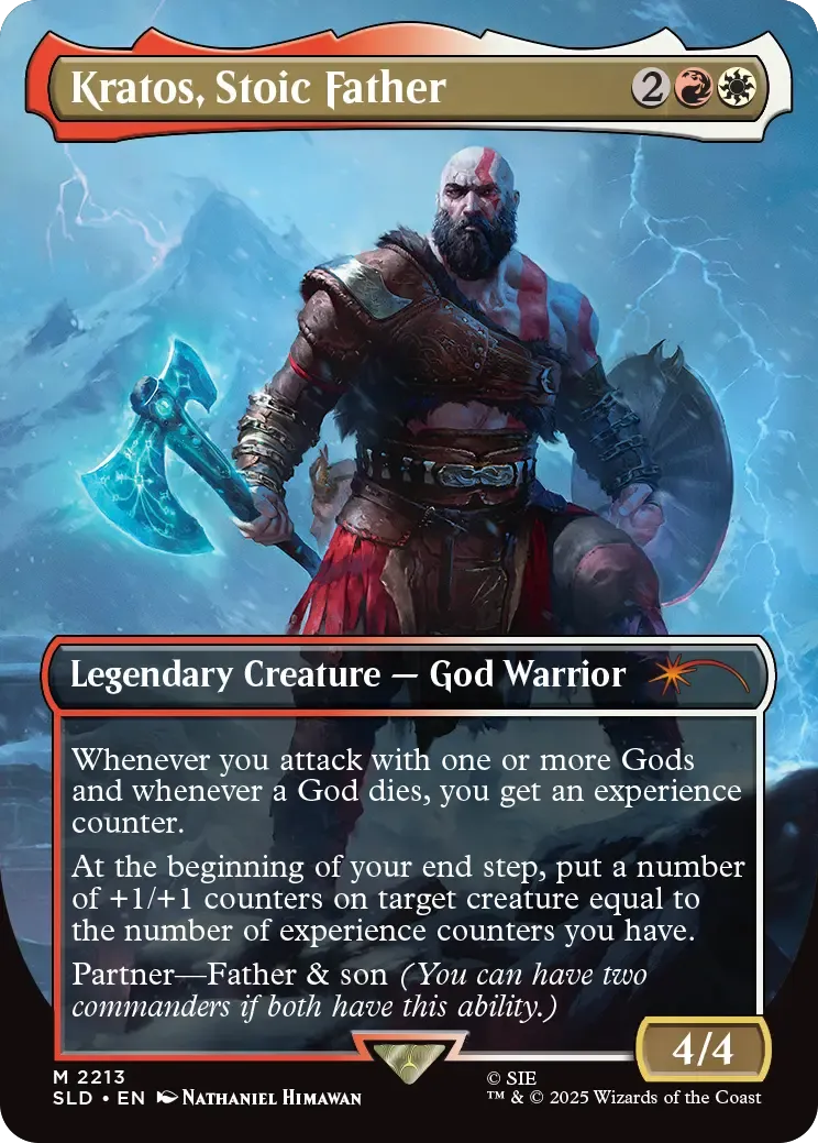 Magic Secret Lair God of War Norse kortset foilutgåva