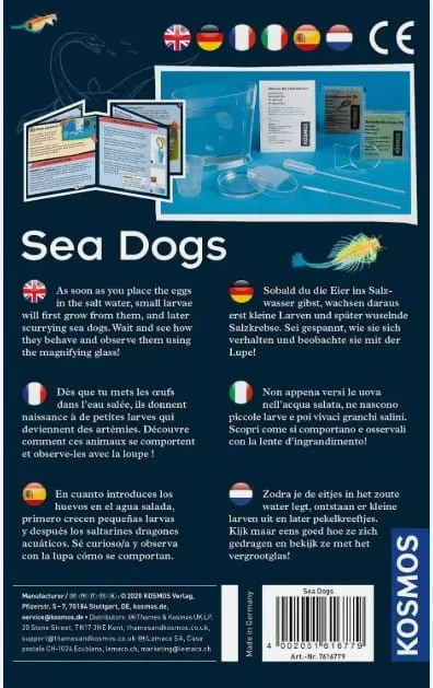 Kosmos Sea Dogs experimentkit saltkräftor odling