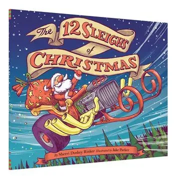 Games Room The 12 Sleighs of Christmas bilderbok julrim