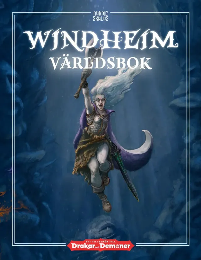 Dragon's Lair Windheim Världsbok rollspelsbok Drakar och Demoner