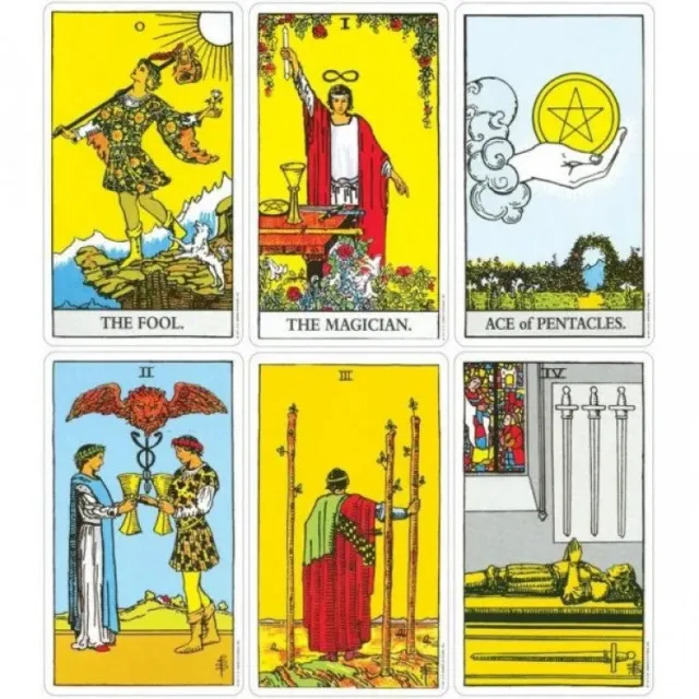 Dragon's Lair Rider-Waite Giant tarotkort extra stora 78 kort