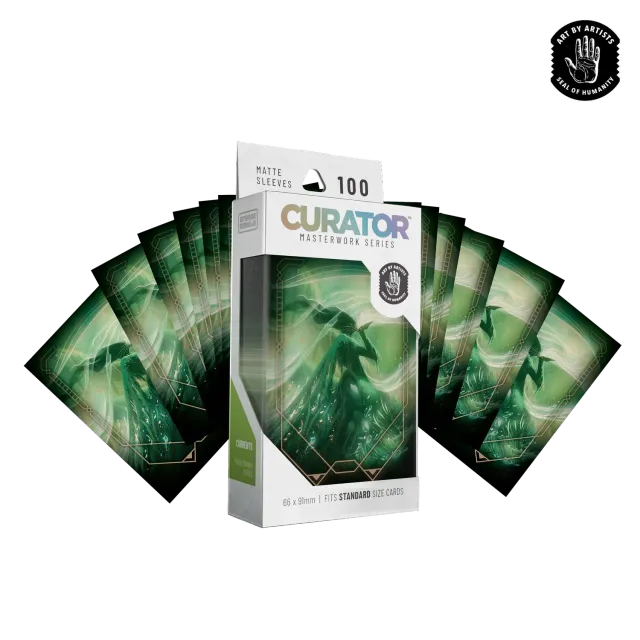 Orange Nebula Curator Masterworks Currents kortfodral 100-pack matt