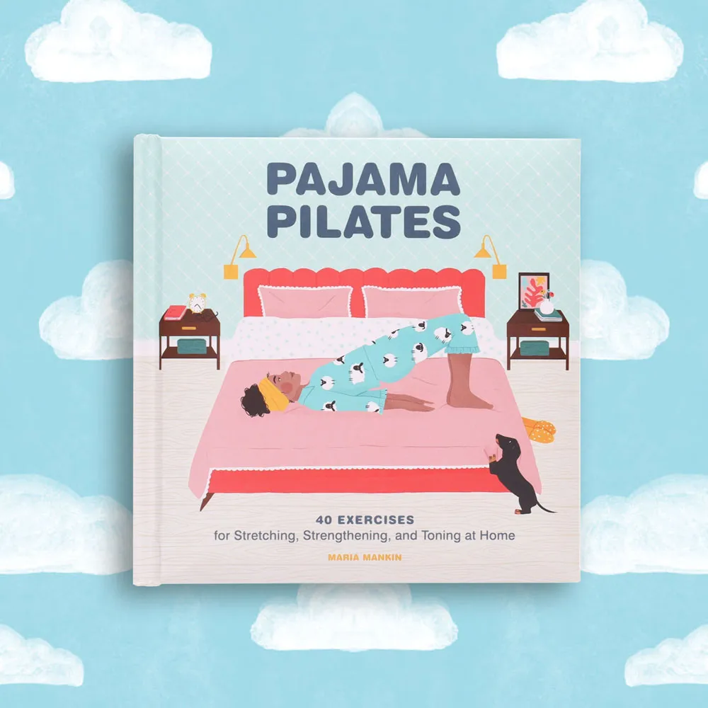 Games Room Pajama Pilates träningsbok 40 övningar