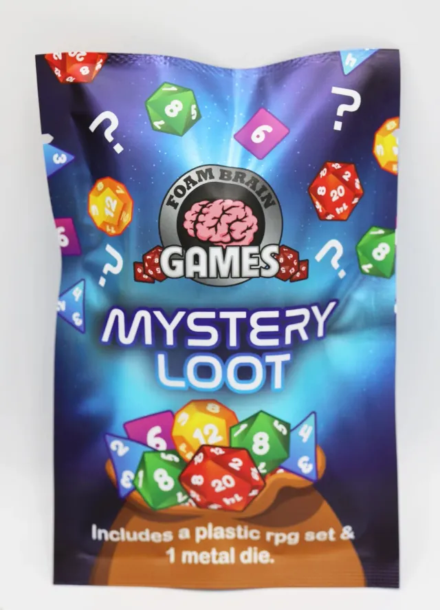 Dragon's Lair Mystery Loot tärningsset plast + metall