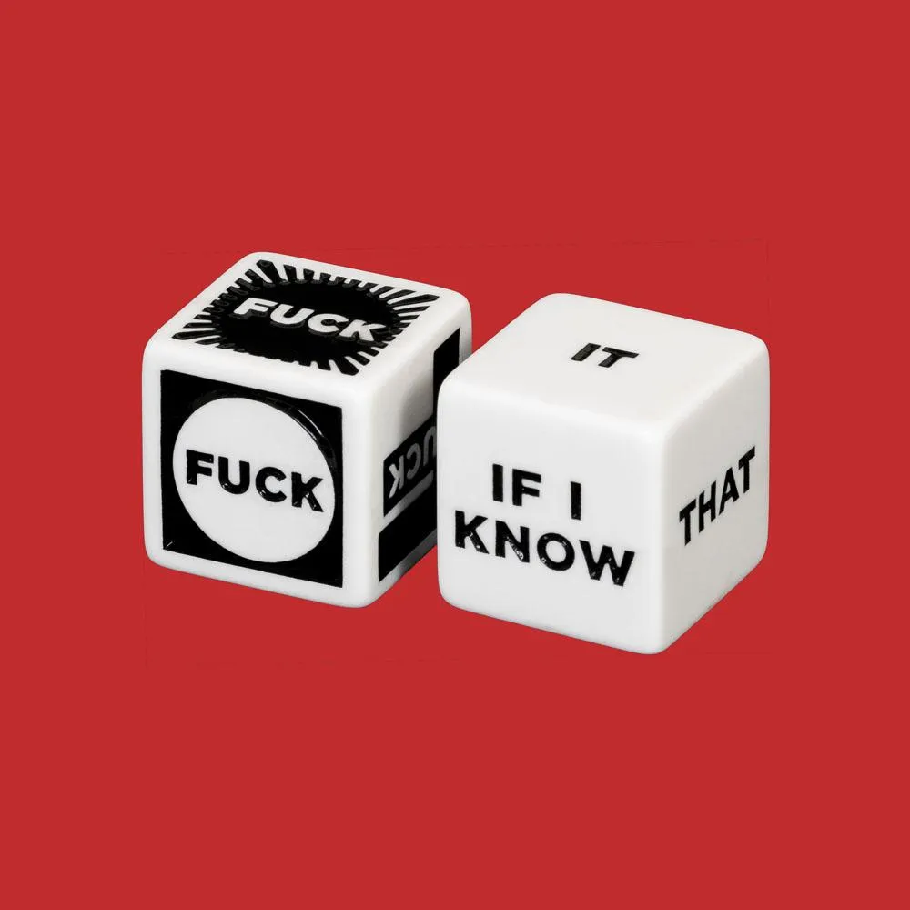 Games Room Fuck Yeah Decision Dice beslutstärningar 2-pack