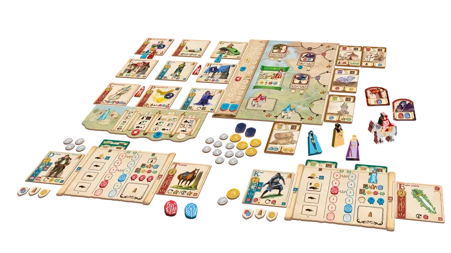 Dragon's Lair Greylune brädspel worker placement 2-4 spelare