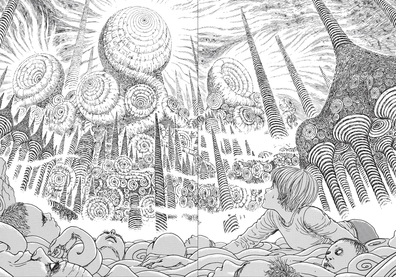 Games Room Junji Ito Uzumaki anteckningsbok linjerad skräck