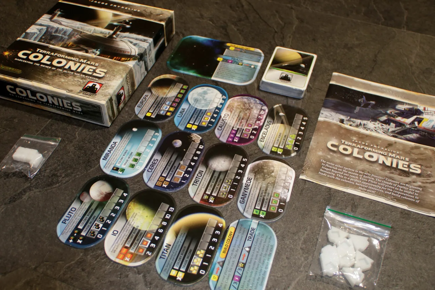 Terraforming Mars Colonies expansion kolonier handelsflotta