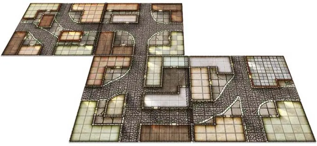 Towns & Taverns Books of Battle Mats kartböcker 2-pack