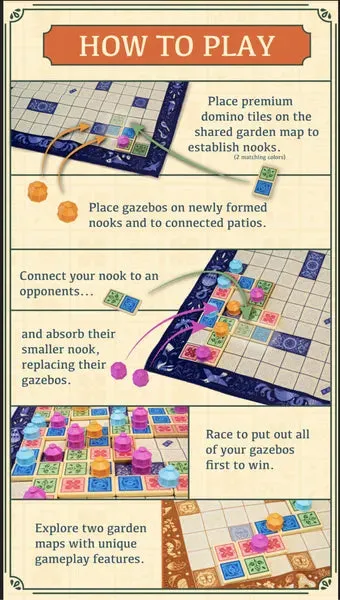 Allplay Gazebo brädspel 2-4 spelare strategi abstrakt