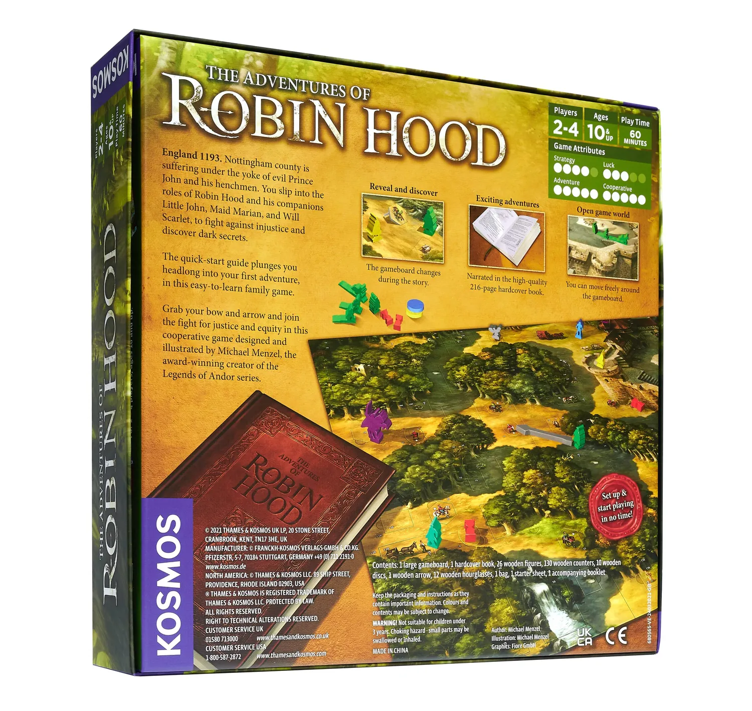 Kosmos The Adventures of Robin Hood familjespel kooperativt