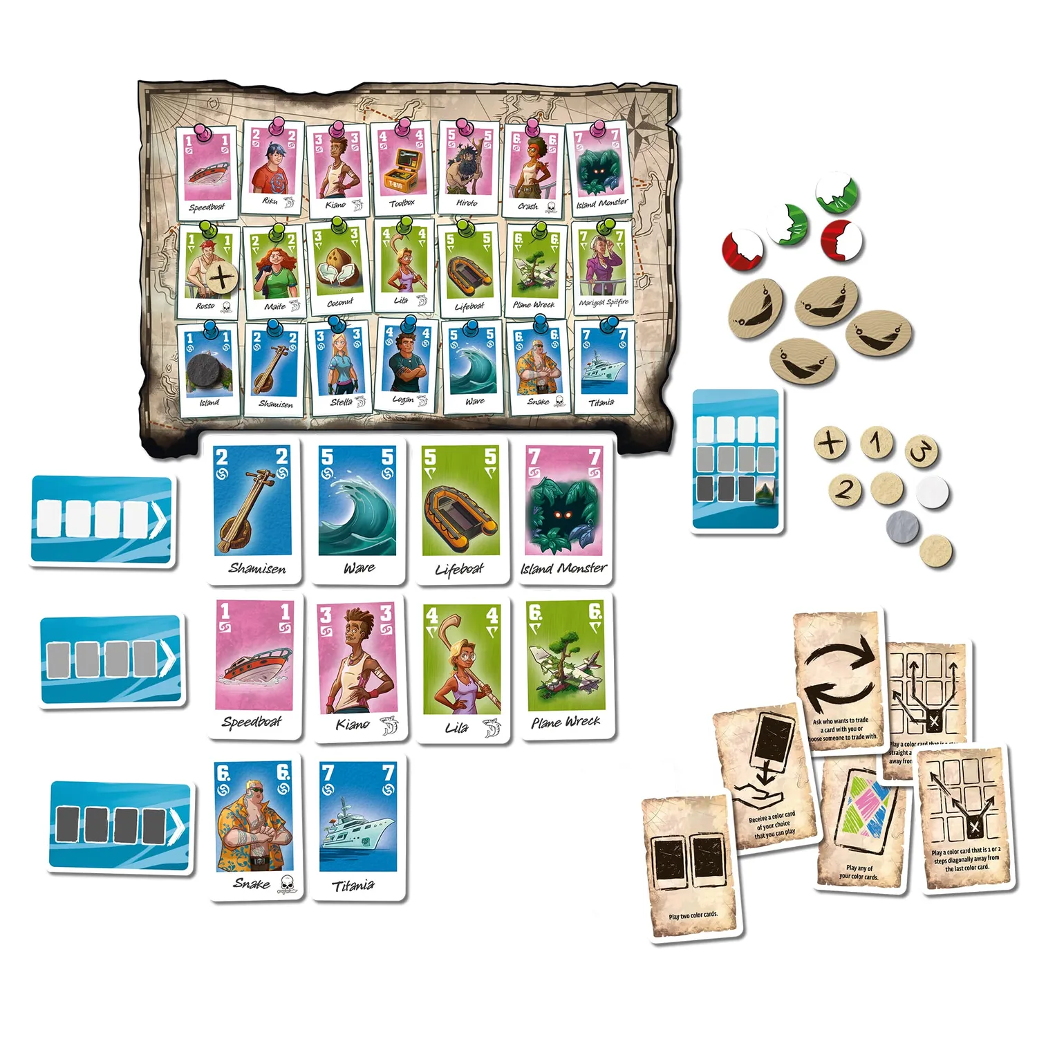 Kosmos The Crew Family Adventure Marooned kortspel