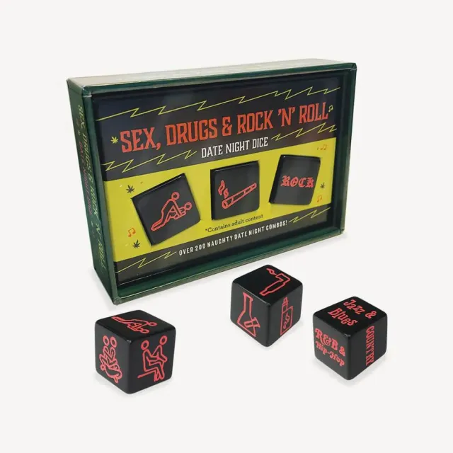 Games Room Date Night Dice tärningsspel 3-pack vuxna