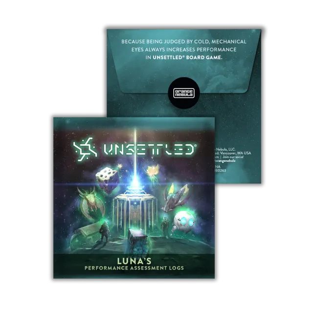 Orange Nebula Unsettled Luna's Assessment spelblock 9 planeter