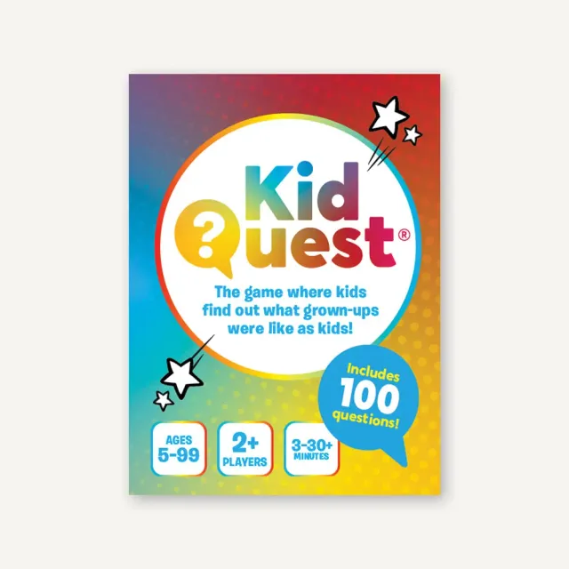 Games Room KidQuest frågekort familj 100 kort