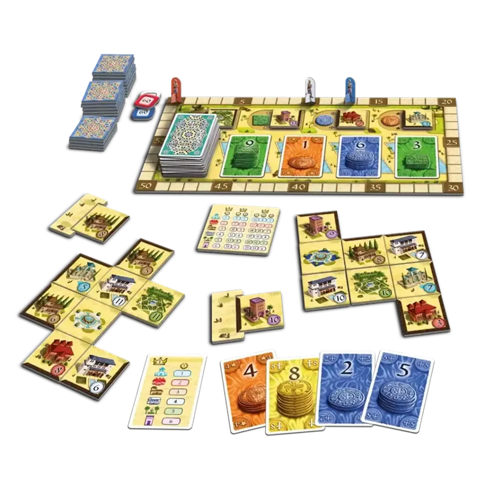 Dragon's Lair Alhambra brädspel nordisk utgåva strategi