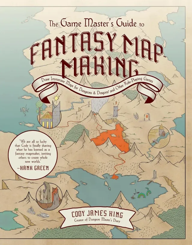 Dragon's Lair Fantasy Mapmaking guidebok kartor rollspel