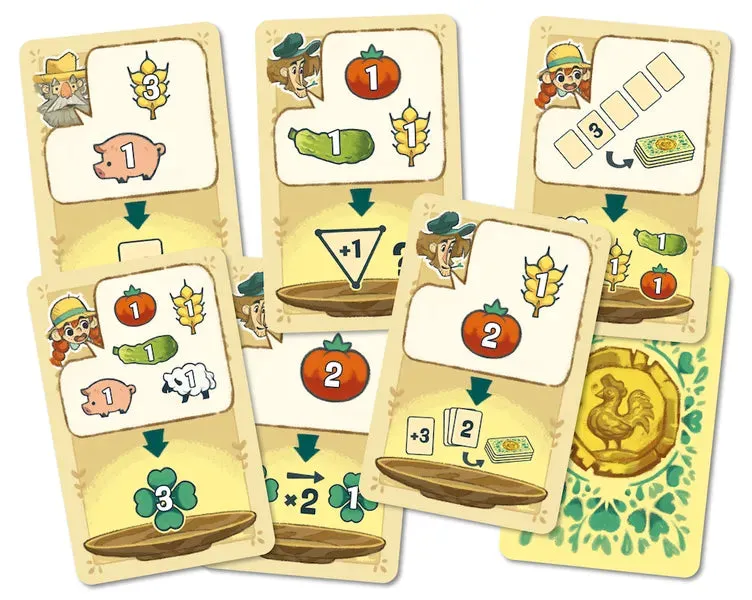 Dragon's Lair Formidable Farm kortspel 1-4 spelare strategi
