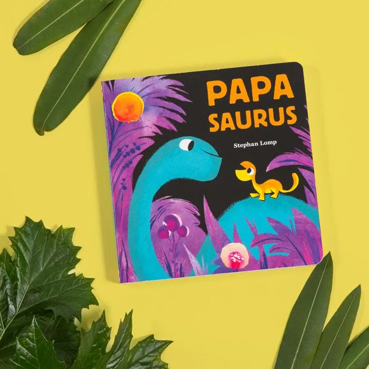 Games Room Papasaurus pekbok dinosaurier pappa-barn