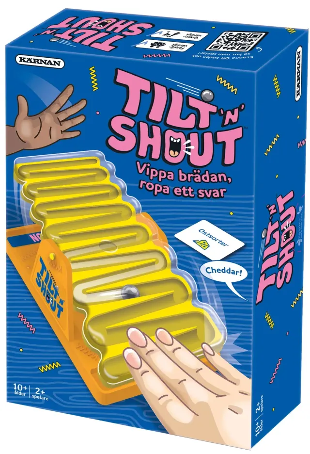 Dragon's Lair Tilt N Shout partyspel svenska regler lagspel