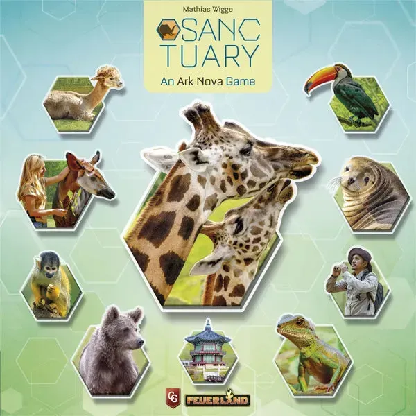 Sanctuary brädspel zoo strategi 1-5 spelare