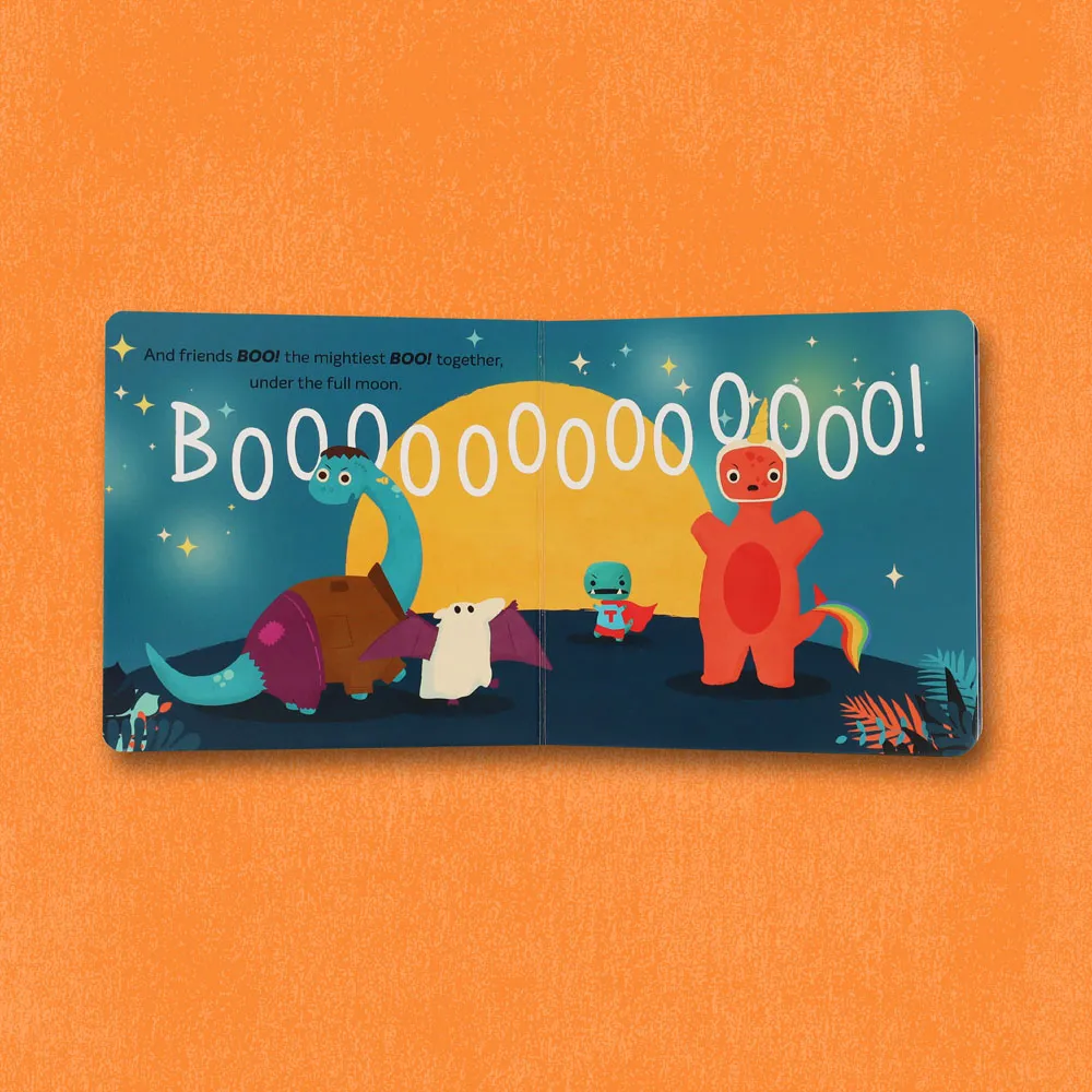Games Room Tiny T. Rex Tricks of Treating bilderbok halloween