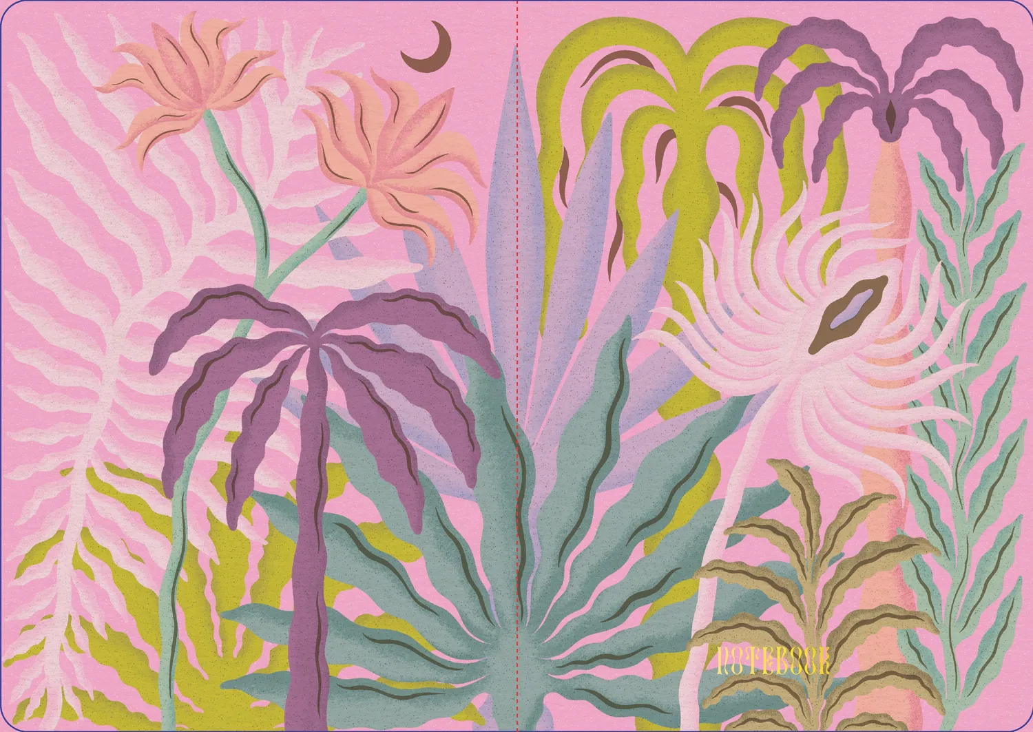 Botanical Fantasy anteckningsböcker 3-pack Mirel Fraga