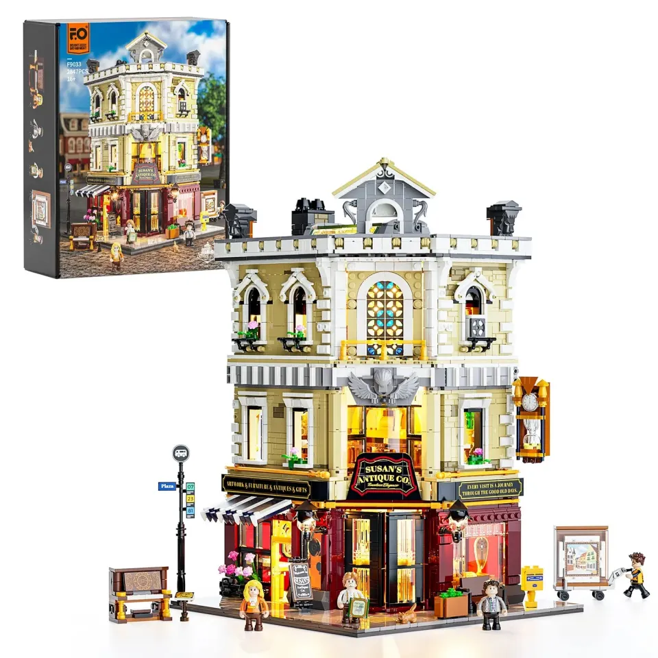 Dragon's Lair Antique Store byggsats 2847 bitar LED