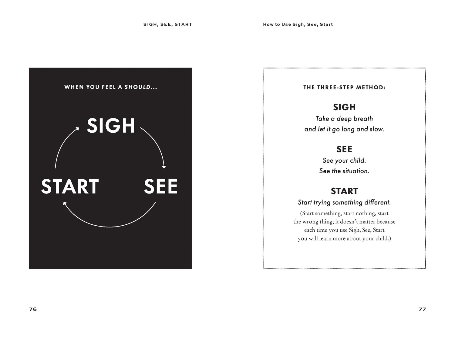 Chronicle Books Sigh See Start föräldrabok mindful pocket