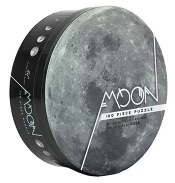 Games Room Moon 100 bitar pussel runt 76 cm