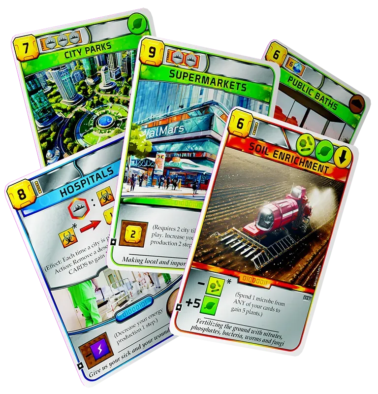 Terraforming Mars Seasonal Promo Pack 2024 promokort 5-pack