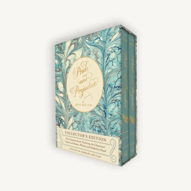 Games Room Pride and Prejudice samlarutgåva bok 2 volymer tygbunden