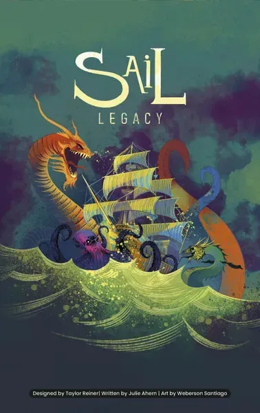 Dragon's Lair Sail Legacy brädspel 2 spelare 30 uppdrag