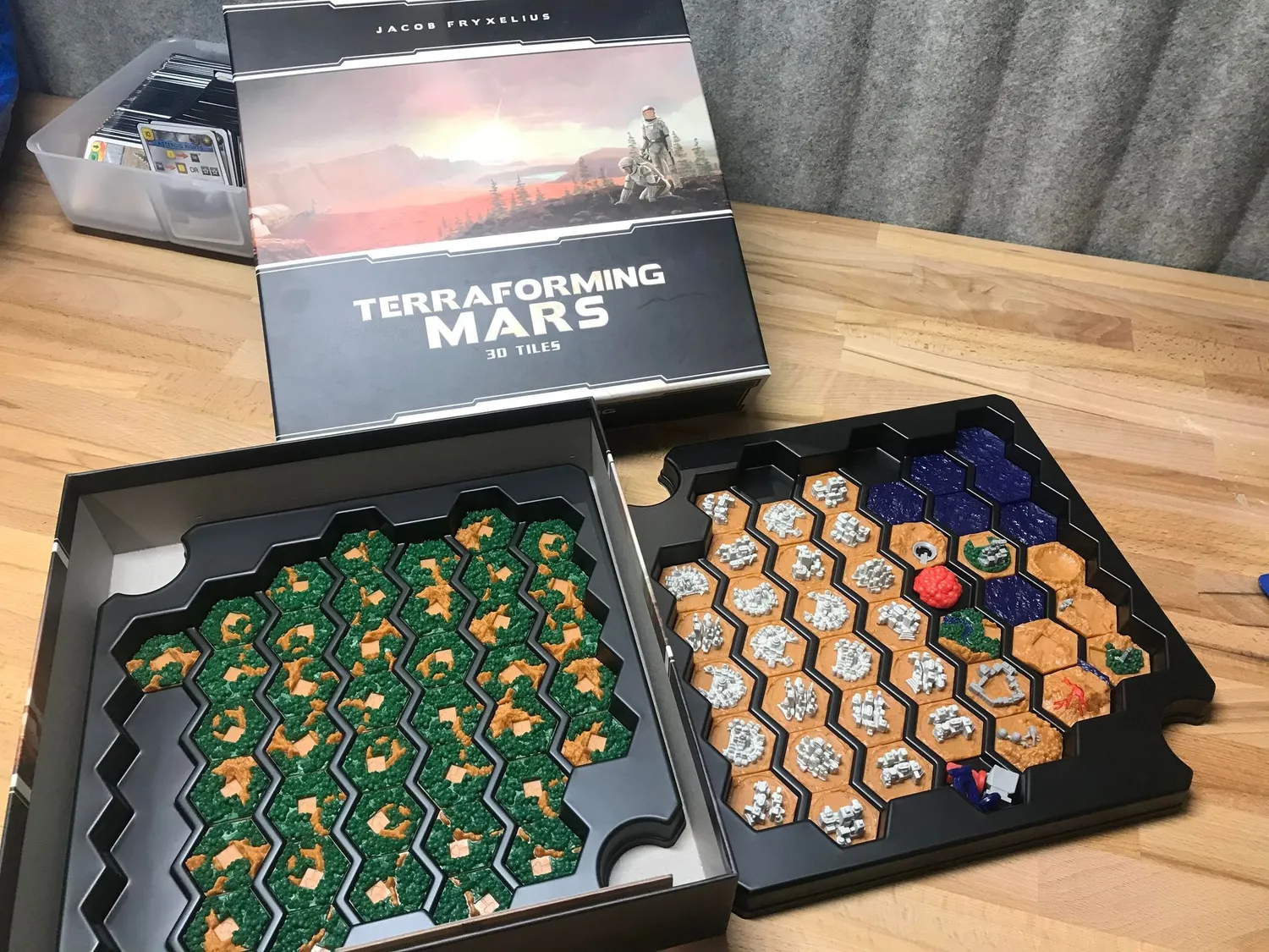 Terraforming Mars 3D Tiles 3D-terräng komplett box