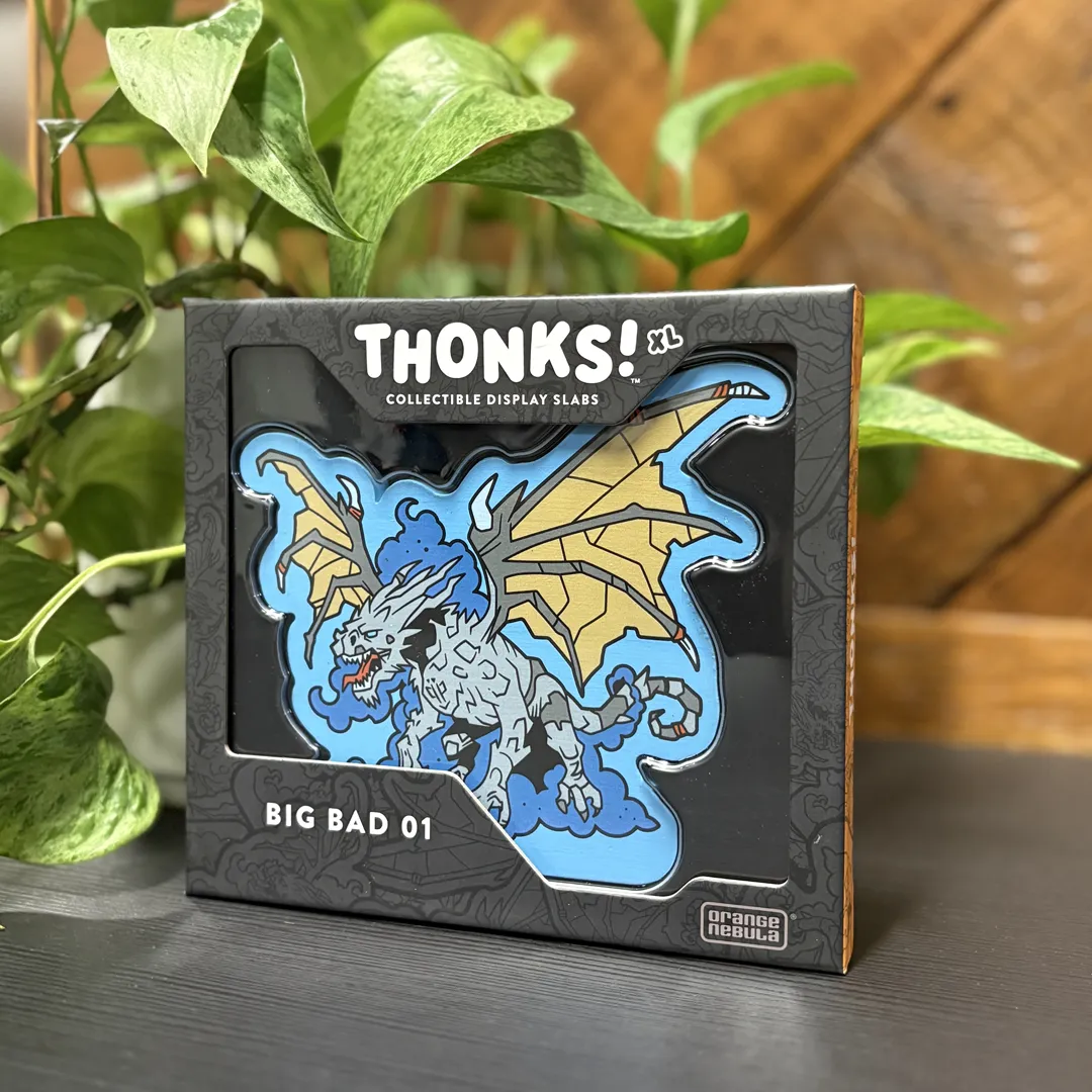 Orange Nebula Thonks XL Big Bad samlarfigur Stone Thragon