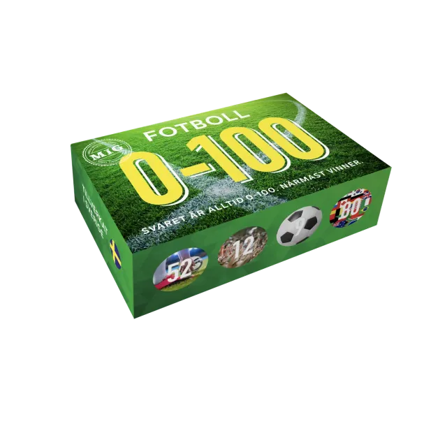 Playmig Mini 0-100 Fotboll frågespel 175 frågor