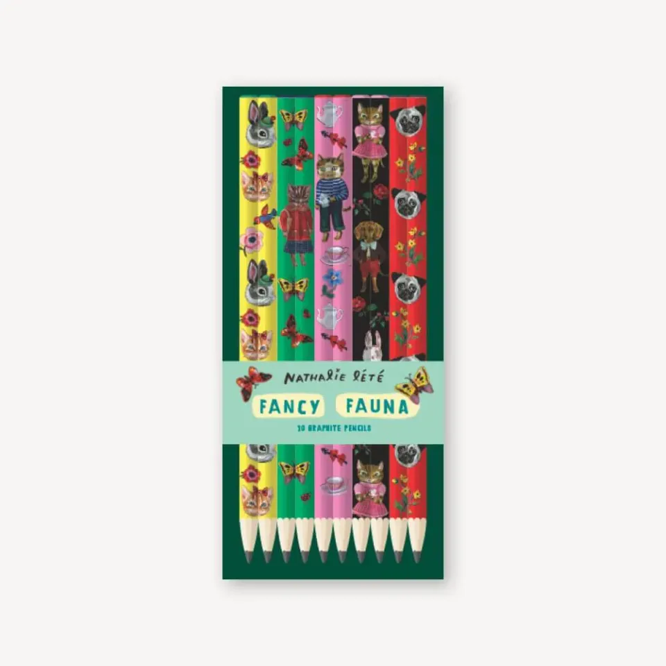 Games Room Fancy Fauna blyertspennor 10-pack HB