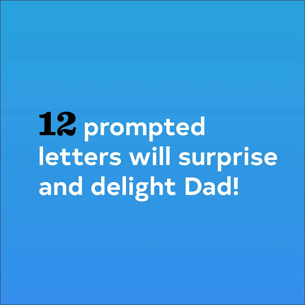 Games Room Letters to My Dad brevset 12 brev till pappa