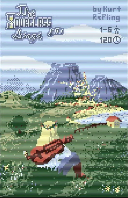 Dragon's Lair The Hourglass Sings rollspel 1-6 spelare kort