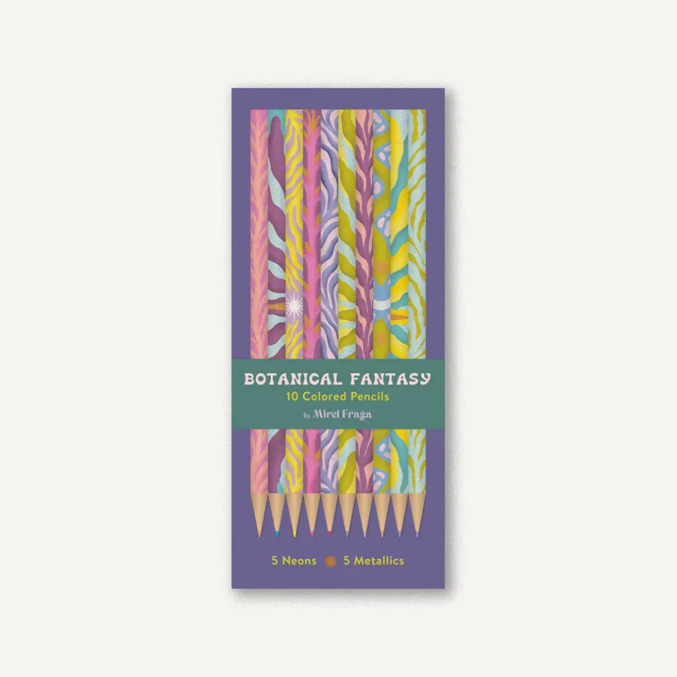 Games Room Botanical Fantasy färgpennor 10-pack neon