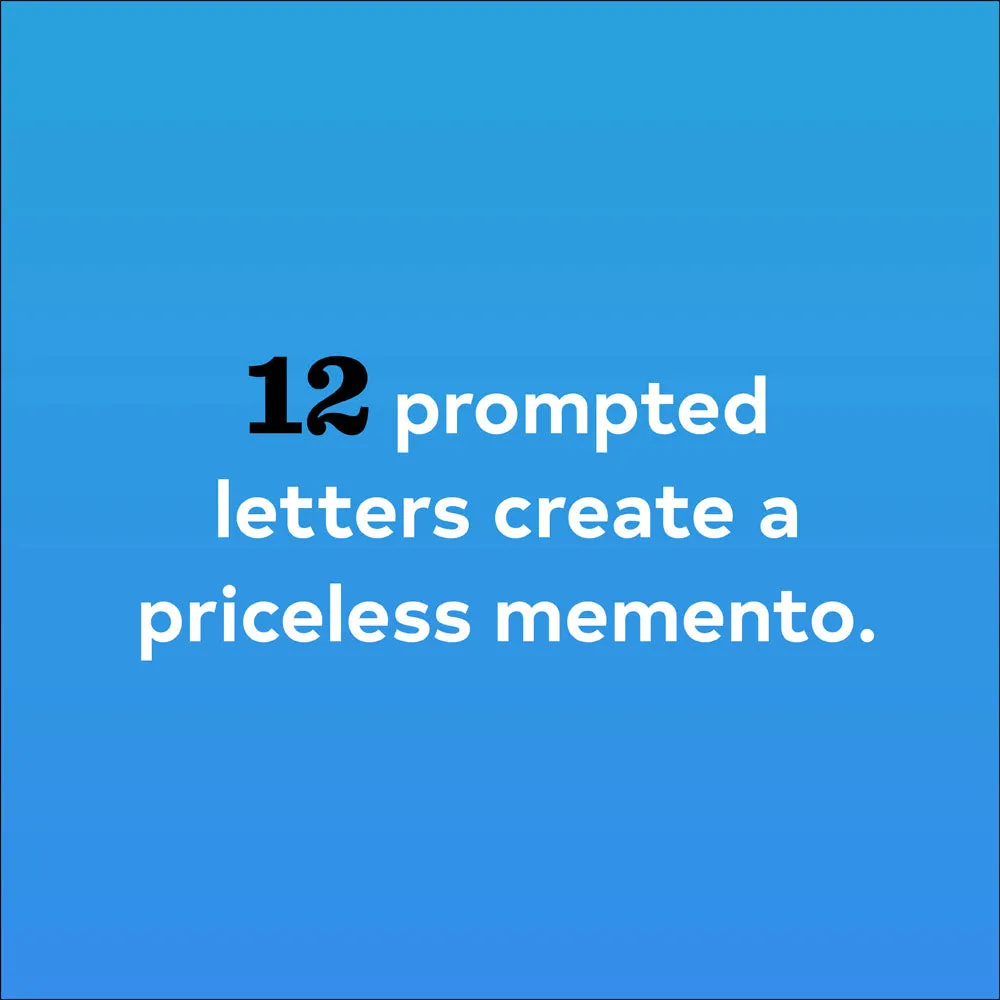 Games Room Letters to My Future Self brevbok 12 brev present