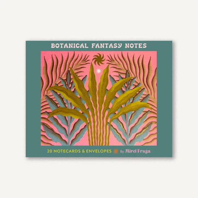 Games Room Botanical Fantasy Notes kortset 10-pack blommor