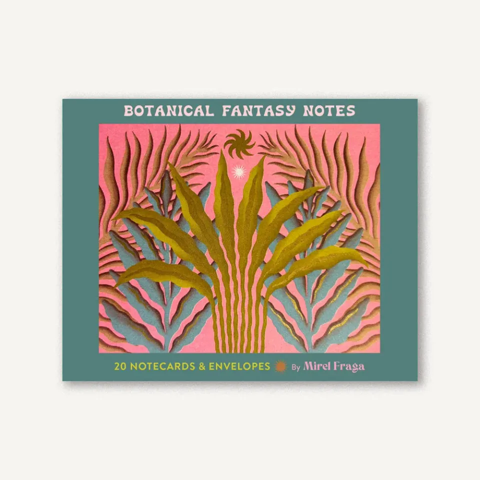 Games Room Botanical Fantasy Notes kortset 10-pack blommor