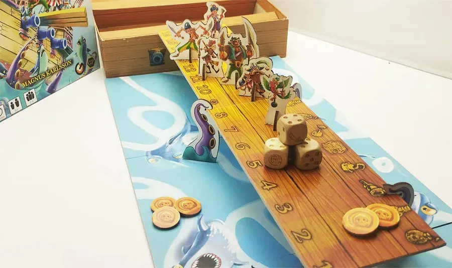 Dragon's Lair The Plank tärningsspel svenska engelska 2-6