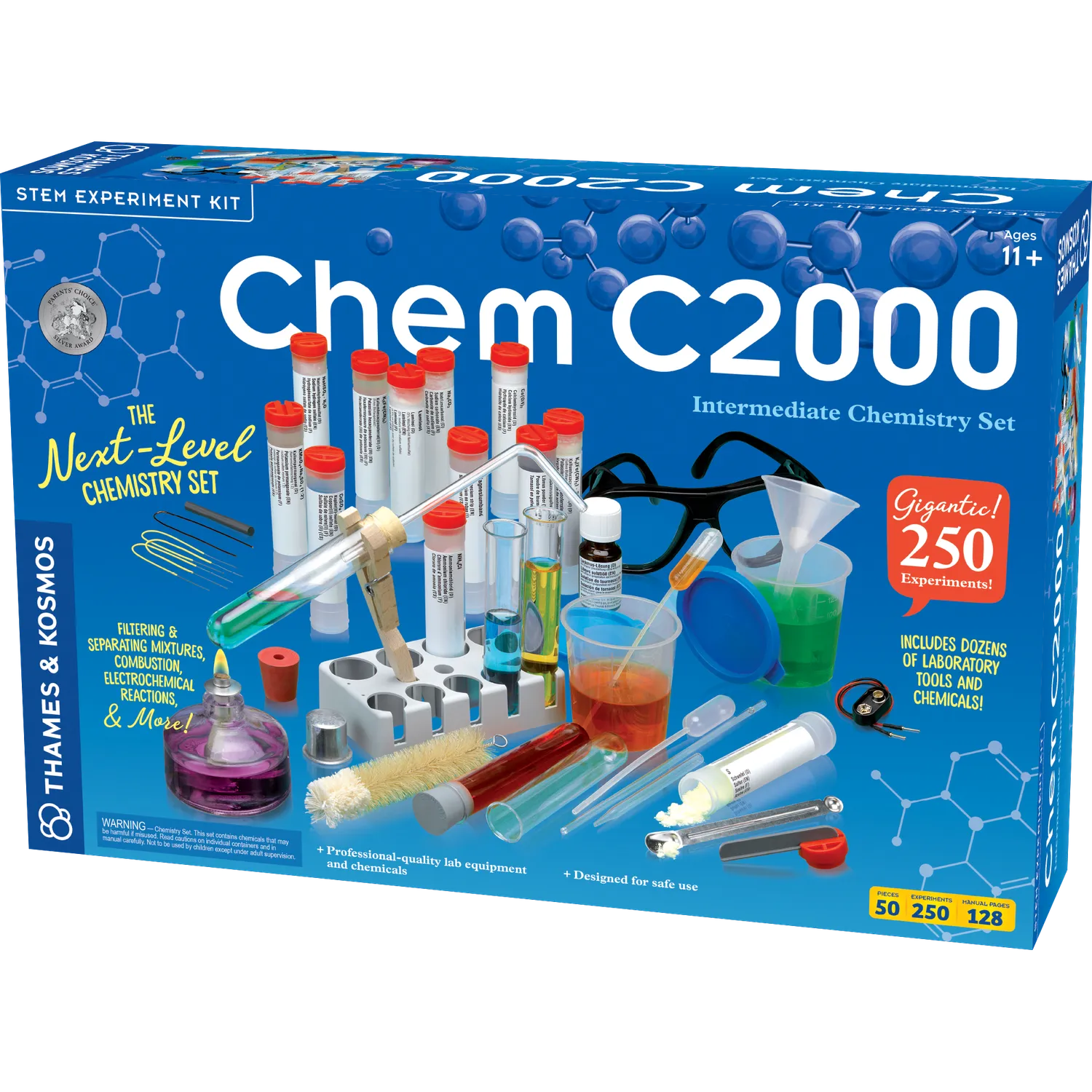 Kosmos Chemistry C2000 kemiset experimentlåda 250 experiment
