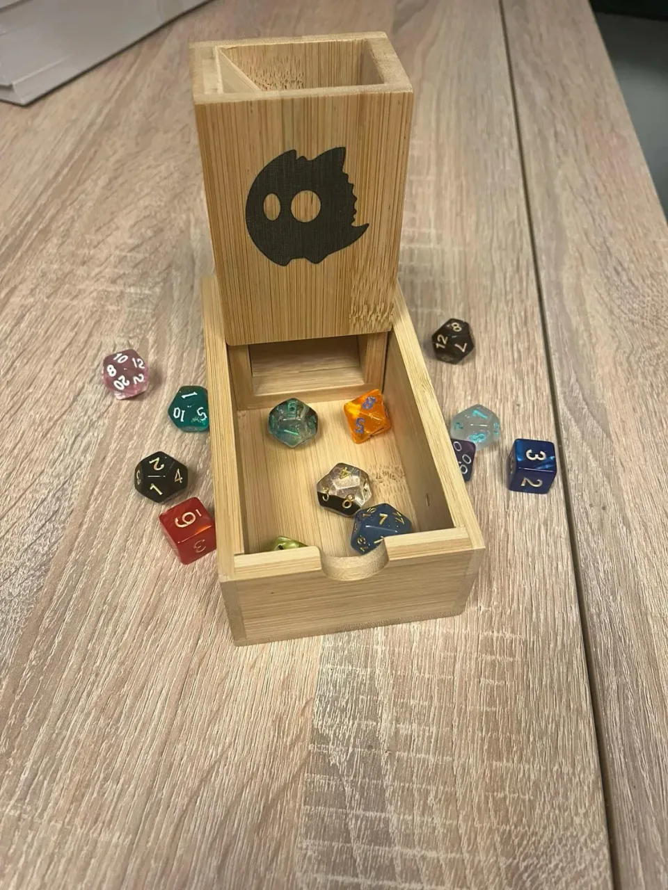 Dragon's Lair Wooden Dice Tower tärningstorn trä 14cm