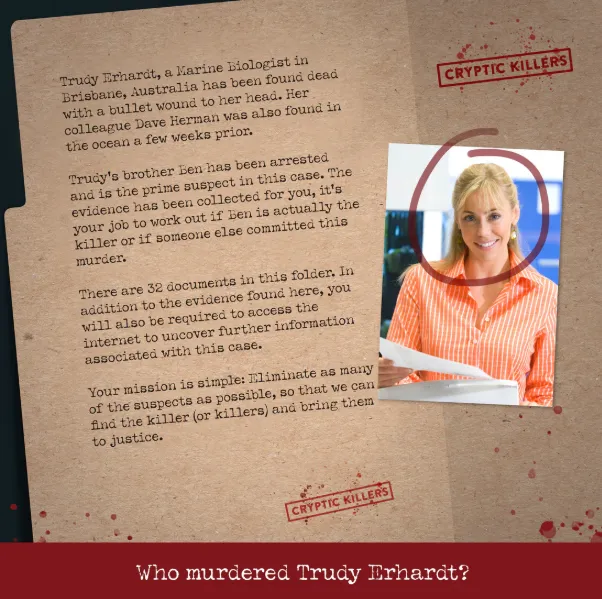 Cryptic Killers Murder of a Marine Biologist mordmysterium 32 delar